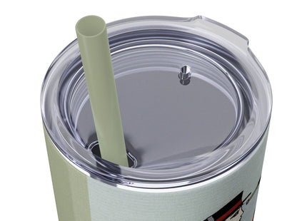 Costume de Yacht by George Barbier Skinny Tumbler with Straw, 20oz