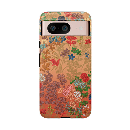 Ornamental Japanese Flower Pattern Phone Cases