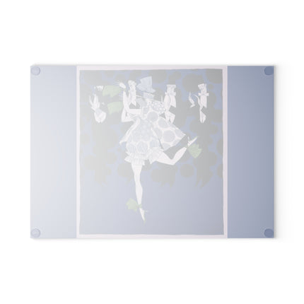 Where is my boy tonight by Ralph Barton Glass Cutting Board