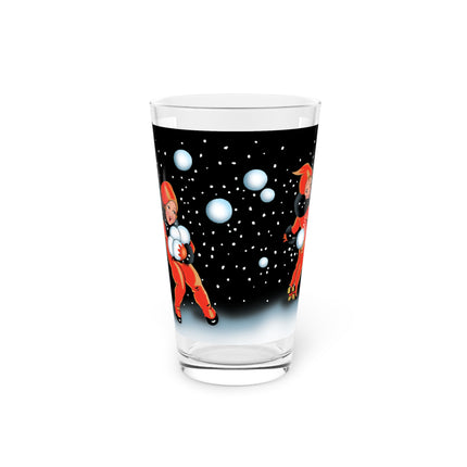 A Festive Snowball Glass, 16oz