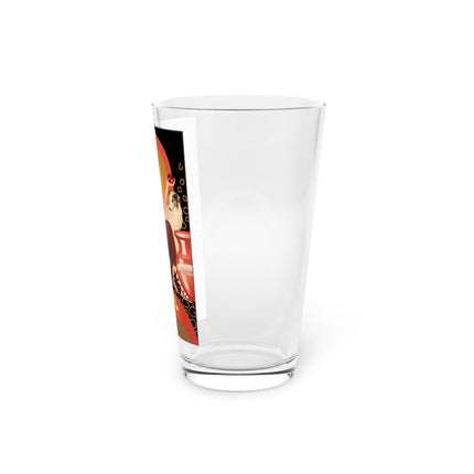 January & Garnet Zodiac Pint Glass