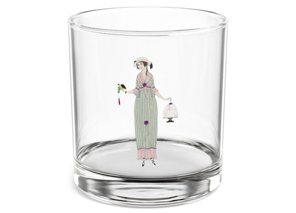 Robe de linon (Linen Dress) by Charles Martin Rocks Glass, 10oz