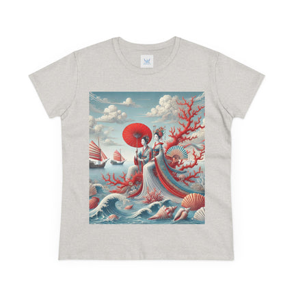 Ladies by the Quiet Sea Cotton Tee