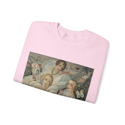 Les Femmes Fatales by Gerda Wegener Heavy Blend™ Crewneck Sweatshirt