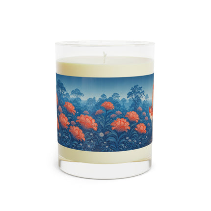 🌺🩰 The Scarlet Blossom Garden Ballerina Scented Candle – Art Deco Floral Ballet