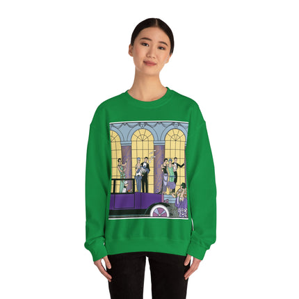 Au Revoir by George Barbier Heavy Blend™ Crewneck Sweatshirt