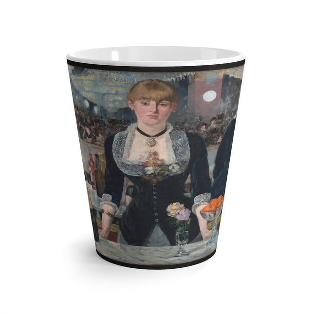 A Bar at the Folies-Bergère by Edouard Manet Latte Mug