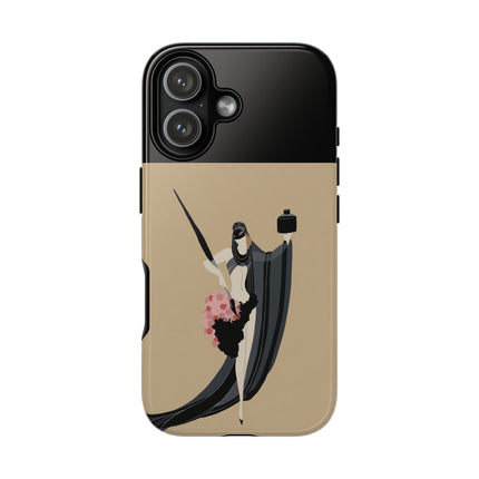 Dancer with Ink & Blossoms Phone Case – Elegant Grace & Artistic Poise