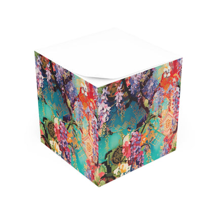 Golden Wisteria Symphony Note Cube