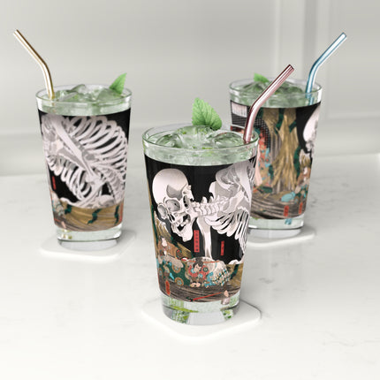 Mitsukuni Defying the Skeleton Spectre by Utagawa Kuniyoshi Glass, 16oz
