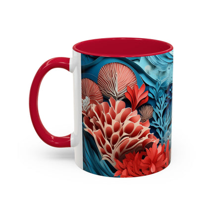 Enchanting Underwater Scene Colorful Mugs (11oz, 15oz)