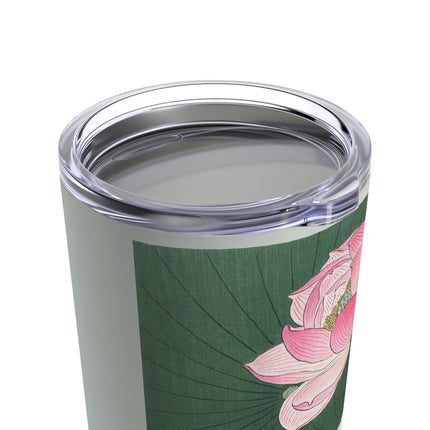 Blooming Lotus Flowers by Ohara Koson Tumbler 20oz