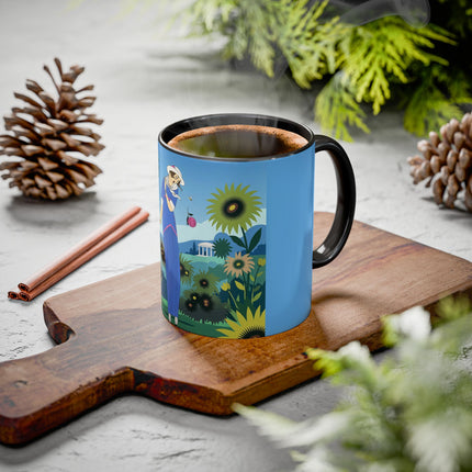 The Secret Language Of Flowers Colorful Mugs – Art Deco Botanical Elegance