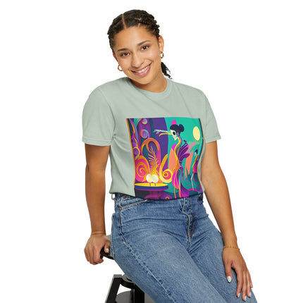 Dance of the Skeleton Ballerinas Unisex Garment-Dyed T-shirt