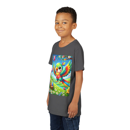Easter Parrot Youth Short Sleeve Tee