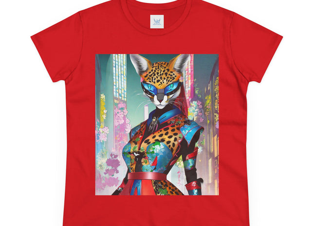 Cyber Cat Glamour Cotton Tee