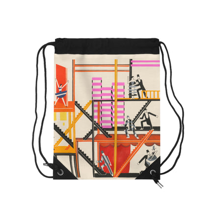Maquettes de Théatre 4 by Alexandra Exter Drawstring Bag