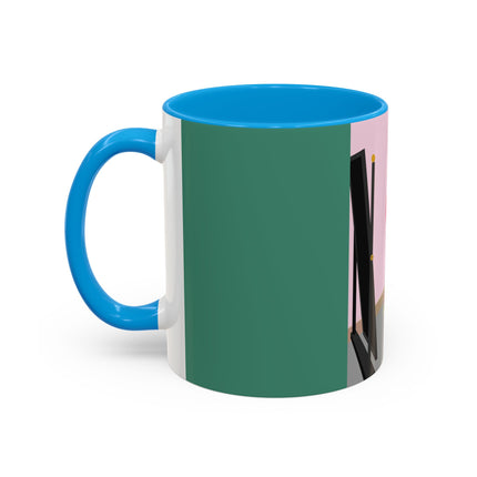 The Yellow Hat Colorful Mugs – 1920s Vogue Whimsy & Playful Elegance