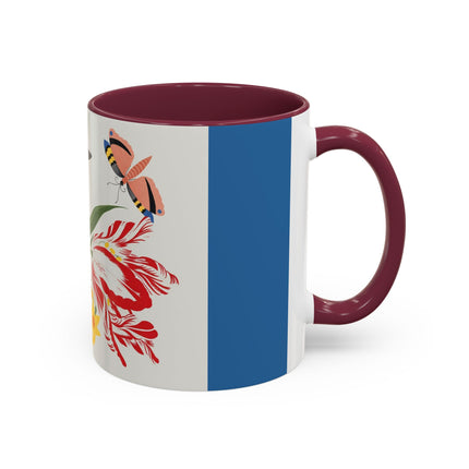 Woodpecker & Tulip Colorful Mugs – Vibrant Spring & Bold Beauty