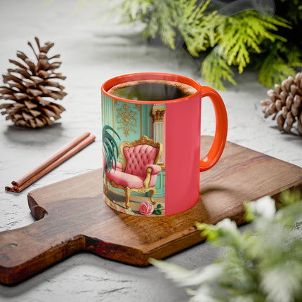 The Salon Rooster Colorful Mugs (11oz, 15oz)