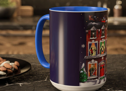 A Christmas Eve Celebration Colorful Mugs (11oz, 15oz)