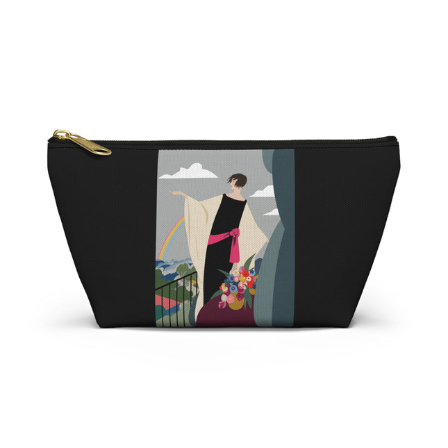 Rainbow Reverie Cosmetic Bag – Serene Elegance & Quiet Hope