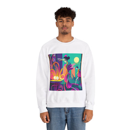 Dance of the Skeleton Ballerinas Unisex Heavy Blend™ Crewneck Sweatshirt