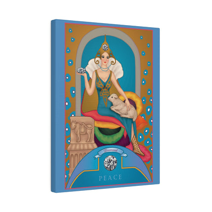 April & Diamond – Sofia Chiostri’s Radiant Birthstone Canvas