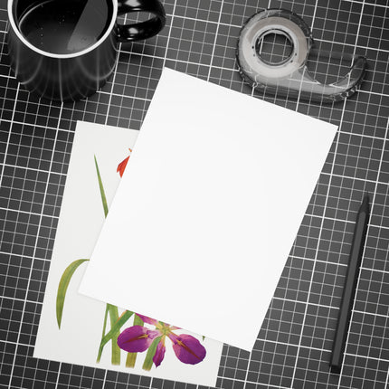 Iris Fulva & Iris Fulvala: Botanical Elegance from The Genus Iris Postcards (envelopes included) - Bundles of 10, 30, 50 Pieces