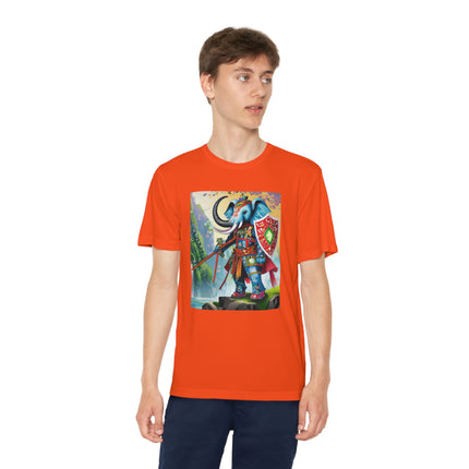 Cyberpunk Elephant Youth Competitor Tee