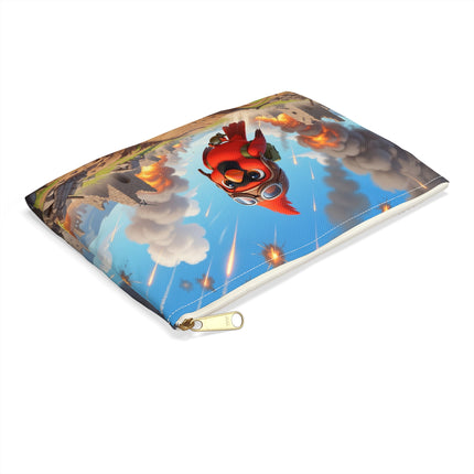 Cardinal Dive Bomber Accessory Pouch – Bold Aviator & Sky Adventure