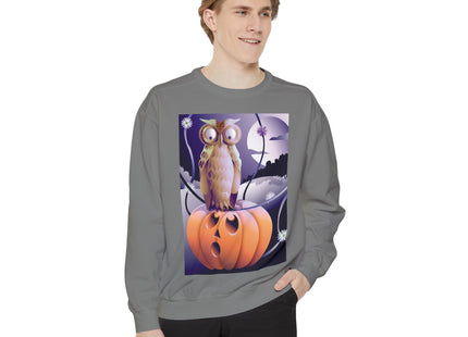 The Startled Pumpkin Unisex Garment-Dyed Sweatshirt