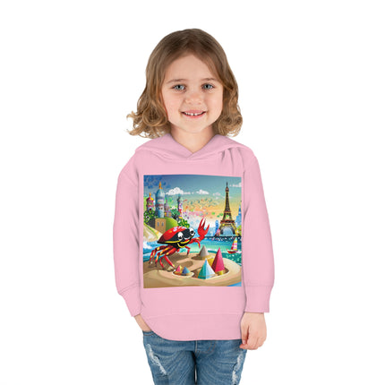 Crab Architect Toddler Pullover Fleece Hoodie