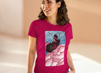 Winter Rose Empress Women's Midweight Cotton Tee