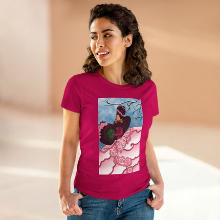 Winter Rose Empress Women's Midweight Cotton Tee