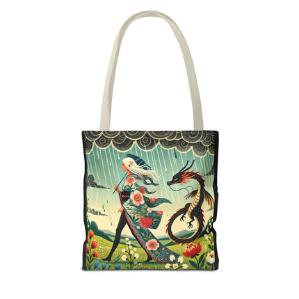 The Dragon Fairy’s Stride Tote Bag – Grace, Strength & Mythic Adventure