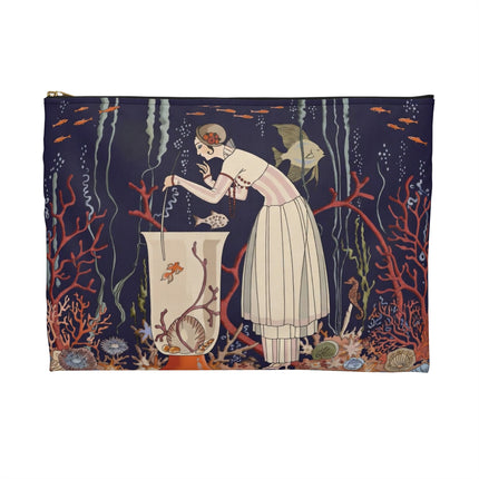 The Dazzling Little Fish Flat Pouch – Art Deco Elegance & Timeless Glamour