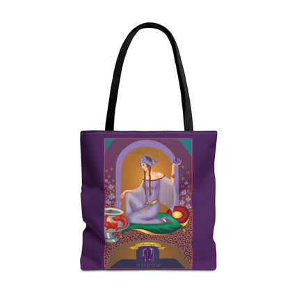 Astrology Gem Series: February & Amethyst Tote Bag