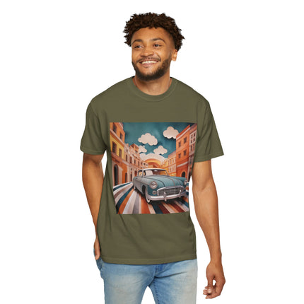 1960 Alfa Romeo Giulietta Unisex Garment-Dyed T-shirt