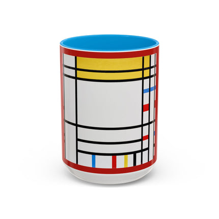 Place de la Concorde by Piet Mondrian Colorful Mugs (11oz, 15oz)