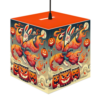 Jack-O’-Lantern Drums & The Kabuki Rabbit Light Cube Lamp