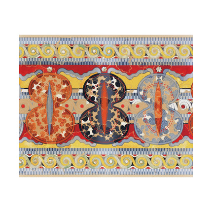 Reproduction of the Shield Frieze by Emile Gilliéron Premium Matte Horizontal Posters