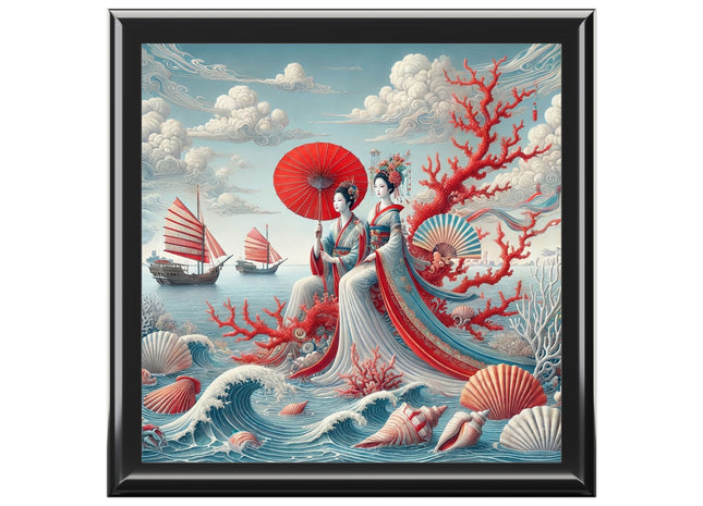 Ladies by the Quiet Sea Jewelry Box