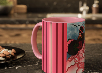 Winter Rose Empress Colorful Mugs (11oz, 15oz)