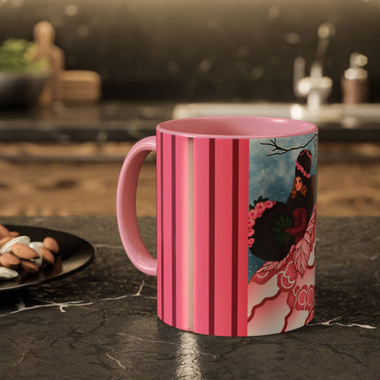 Winter Rose Empress Colorful Mugs (11oz, 15oz)