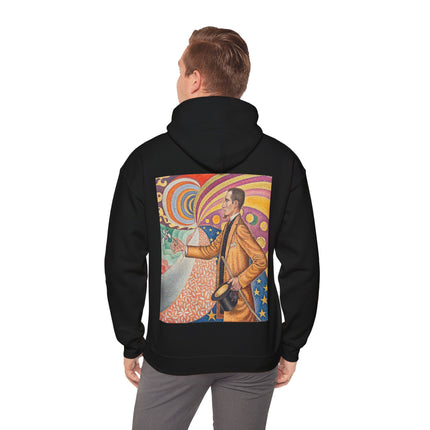 Portrait of Felix Feneon by Paul Signac Heavy Blend™ Hooded Sweatshirt