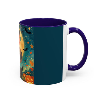 🦇🎃 The Witch Of Batwing Pumpkin Hollow Colorful Mug – Moonlit Halloween Charm