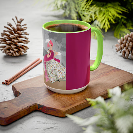 The Red Bird Colorful Mugs – Gentle Storybook Charm & Elegant Whimsy