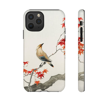 Japanese Bird on Maple by Ohara Koson Phone Cases