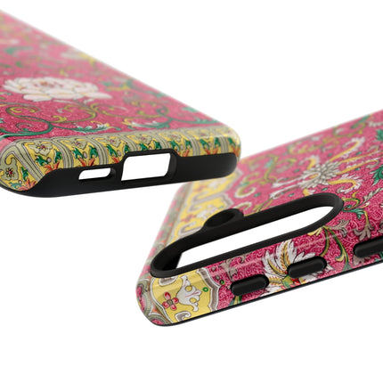 Pink Floral Pattern by Owen Jones Phone Cases